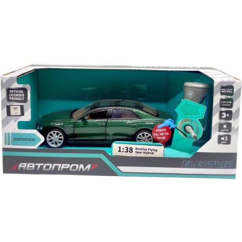 Машина металлическая "АВТОПРОМ, Bentley Flying Spur Hybrid" (коробка – 21х9х9 см)