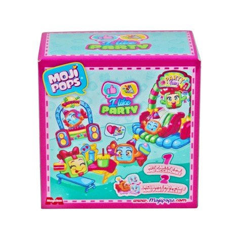 Ігровий набір MOJI POPS серії «Box I Like» – ВЕЧІРКА (2 фігурки, аксесуари)