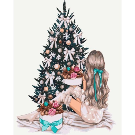 Картина по номерам "Новогодний уют" 40x50 см