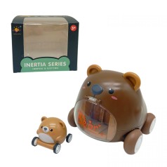 Трек машина, с малой машинкой (МИШКА)