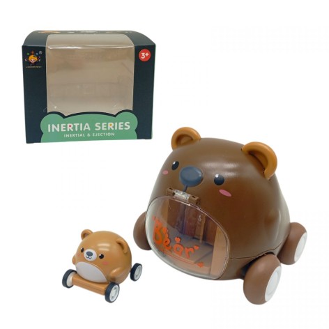 Трек машина, с малой машинкой (МИШКА)