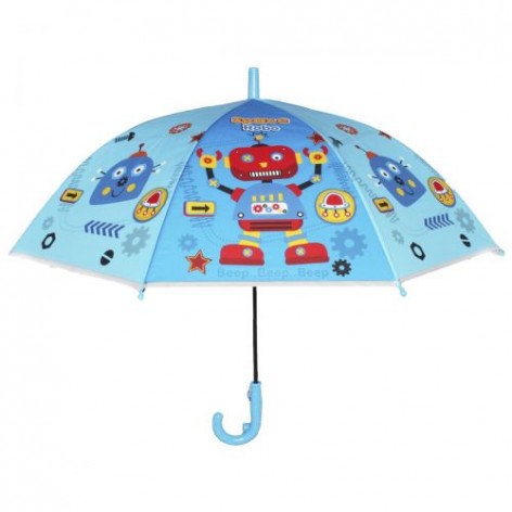 Уценка. Зонтик детский, синий - согнуты спицы
