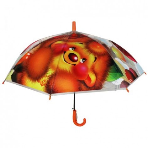 Зонтик детский, оранжевый