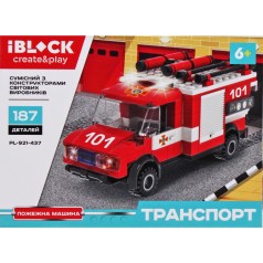 Конструктор "Транспорт: Пожарная служба", 187 дет.