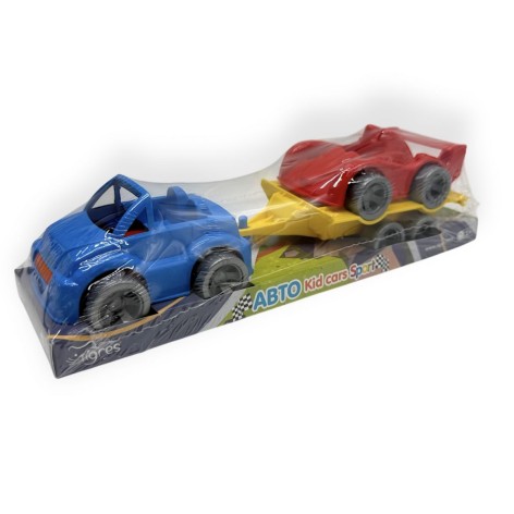 Набор машинок Kid cars sport (синий кабриолет+красная)