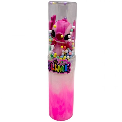 Слайм с фигуркой STITCH 22 см (Розовый)