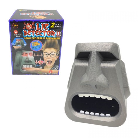 Детектор лжи (подсветка, 2 режима, звуки, сенсорные датчики, в коробке)