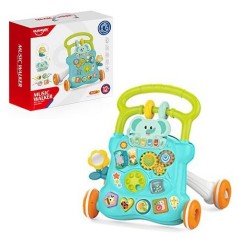 Каталка "Music Walker" Первые шаги (БИРЮЗОВАЯ)