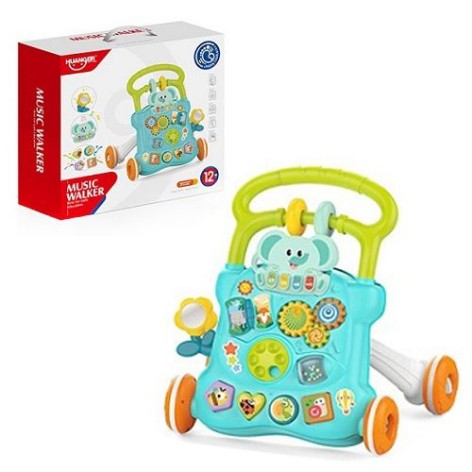 Каталка "Music Walker" Первые шаги (БИРЮЗОВАЯ)