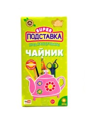 Деревянная подставка под канцтовары "Чайник"
