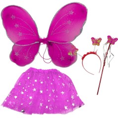 Маскарадний костюм з підсвічуванням, МАЛИНОВІ