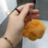 Брелок мя'кий "Лапка" 10х7,5 см (коричнева)