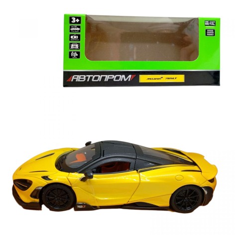 Машина мет. "McLaren 765 LT", батар., свет, звук, откр. двери