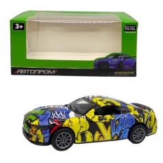 Машинка металева "АВТОПРОМ, графіті" мікс видів