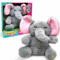 Мягкая игрушка-Ночник (Слоник) коробка 29х31х17 см