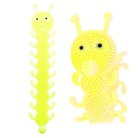 Браслет-антистесс "Гусеница" (желтый)