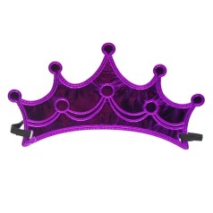 Корона на гумці, фіолетова