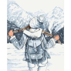 Картина по номерам "Путь к горам" 40х50 см