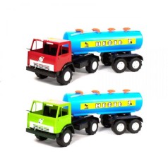 Машинка Камаз із цистерною (синя цистерна)