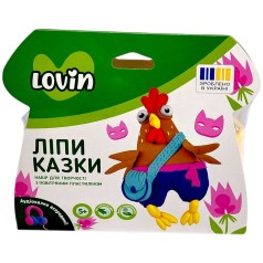 Набор для творчества с воздушным пластилином "ЛепиСказки" (ПЕТУШОК)