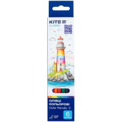 Карандаши цветные, 6 шт. Kite Classic