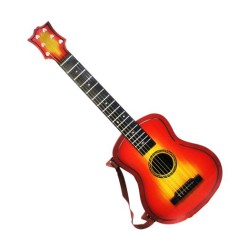 Детская шестиструнная гитара "MUSIC", коричневая