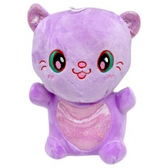 Мягкая игрушка цветной котик 20 см (ФІОЛЕТОВЫЙ)