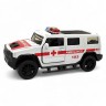 Машинка металлическая "АВТОПРОМ. HUMMER AMBULANCE" (БЕЛАЯ)