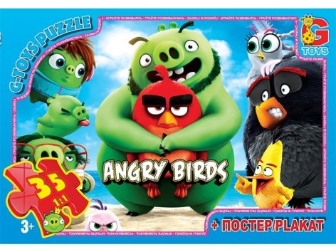 Пазли "Angry Birds", 35 ел.