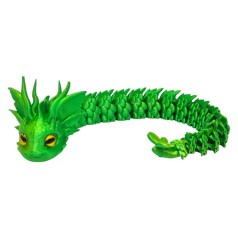 Игрушка подвижная 3D Королевский Дракон 32см (ЗЕЛЕНЫЙ)