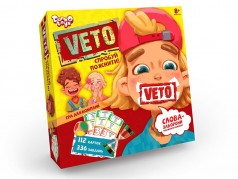 Карточная настольная игра "VETO", укр