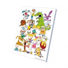 Набор для росписи по номерам 30х40 см "Мультяшный хаос"