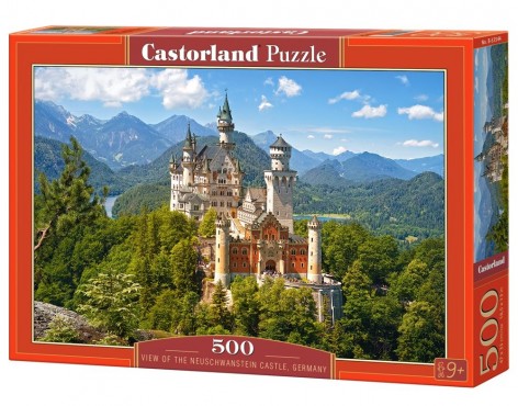 Пазли "Вид на замок Нойшванштайн, Німеччина", 500 елементів
