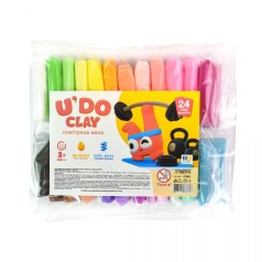 Набір для творчості "UʼDO Clay 24 шт." брикет 6г