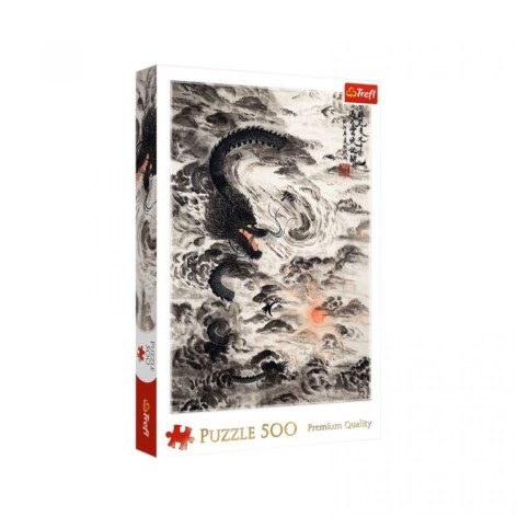 Пазлы – (500 элм.) – "Дракон, Баузон" Легенда Китая / Trefl