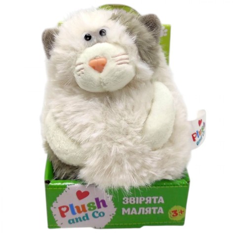 М'яка іграшка "Plush and Co. КОТИК" (БІЛИЙ) 12 см