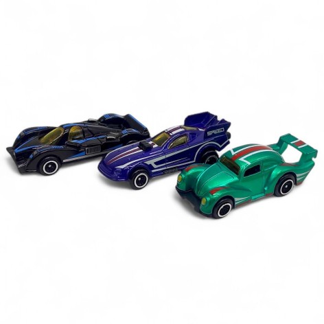 Набор металлических машинок "АВТОПРОМ" (3 машинки в комплекте) 22,5*11*4,2 см.