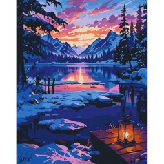 Картина по номерам "Зимний пейзаж" 40х50 см