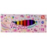 Пластилин круглый восковой Unicorn 12 цветов.