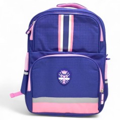 Рюкзак, розмір: 35х12х43 см, 1 відділення, 4 кишені, на блискавці, в пакеті  (РОЖЕВИЙ)