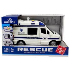 Машина "Поліція", підсвічування, звуки, інерція