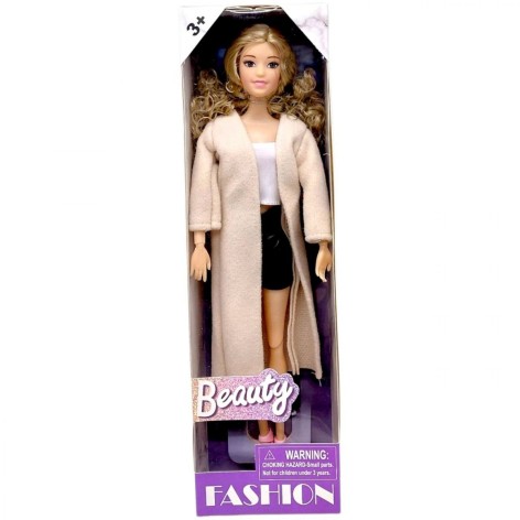 Кукла в пальто "Fashion Beauty" 29см (БЕЖЕВА)