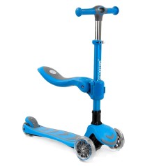 Самокат с сиденьем "Best Scooter", синий