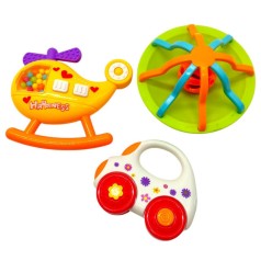 Набір брязкалець, 3 шт у пакеті (мікс видів)