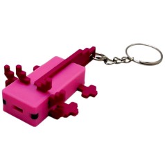 3D Брелоки MINECRAFT / МАЙНКРАФТ AXOLOTL/ АКСОЛОТЛЬ KEYCHAIN, 3D печать