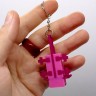 3D Брелоки MINECRAFT / МАЙНКРАФТ AXOLOTL/ АКСОЛОТЛЬ KEYCHAIN, 3D печать
