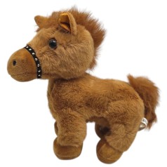 М'яка іграшка "Коник" 16 см (КОРИЧНЕВИЙ)