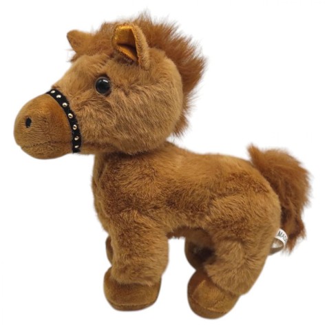М'яка іграшка "Коник" 16 см (КОРИЧНЕВИЙ)