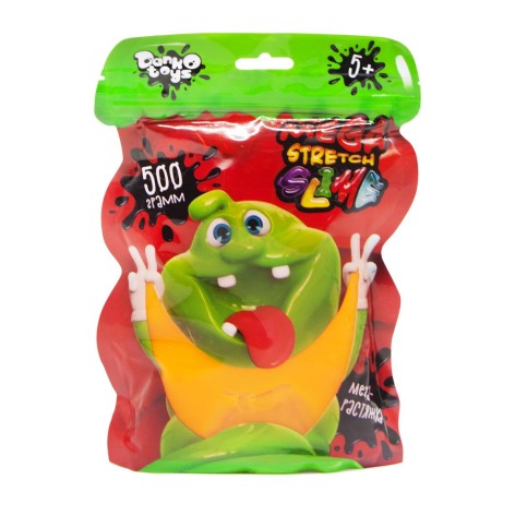 Слайм "Mega Stretch Slime" 500 г рус оранжевый