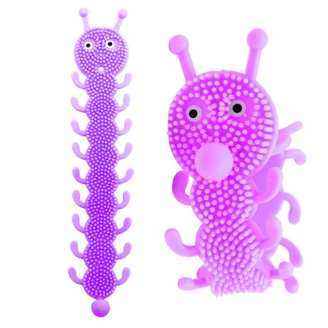 Браслет-антистесс "Гусеница" (сиреневый)